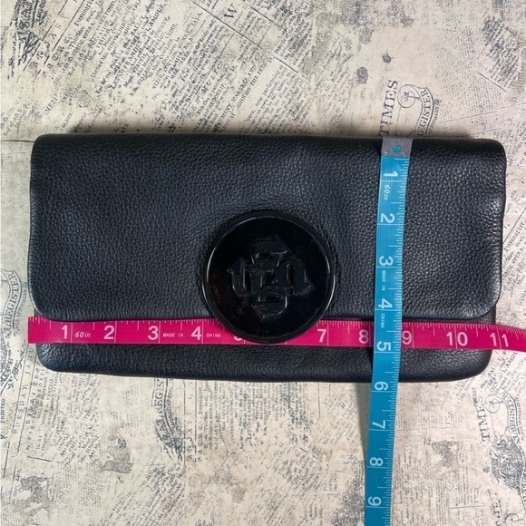 Ted Baker black leather clutch bag - Picture 12 of 13